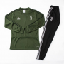 2018-19 Juventus Tracksuits Dark Green and Pants