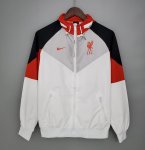 Liverpool Windbreaker Jacket White 2021/22