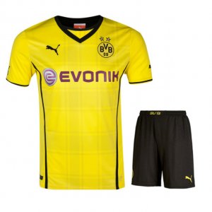 13-14 Borussia Dortmund Home Jersey Kit(Shirt+Shorts)