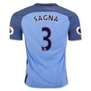 Manchester City Home Soccer Jersey 16/17 3 SAGNA