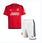 Manchester United Children Home Soccer Kit 2023/24