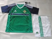Kids Northern Ireland Home Soccer Kit 2016 (Shirt+Shorts)