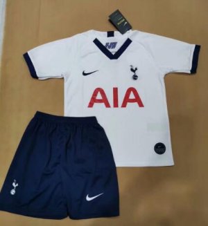 Children Tottenham Hotspur Home Soccer Suits 2019/20 Shirt and Shorts