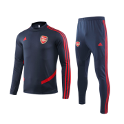 19/20 Arsenal Navy O-Neck Sweat Shirt Kit(Top+Trouser)