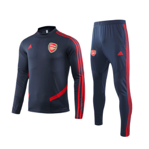 19/20 Arsenal Navy O-Neck Sweat Shirt Kit(Top+Trouser)