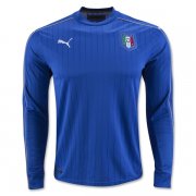 Italy LS Home Soccer Jersey 2016 Euro