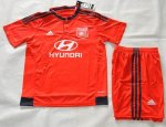 Kids LYON Away Soccer Kit 2015-16(Shirt+Shorts)