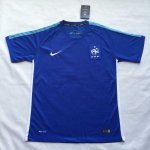 France Navy Blue Training Shirt 2015-16