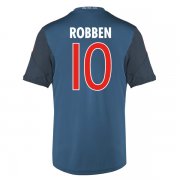 13-14 Bayern Munich #10 Robben Away Black&Blue Jersey Shirt