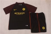 Kids Manchester City Away Soccer Kit 16/17 (Shirt+Shorts)