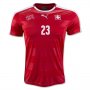 Switzerland Home Soccer Jersey 2016 SHAQIRI #23