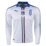 Italy Away Soccer Jersey 2016 MARCHISIO #8 LS