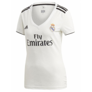 Womens 18-19 Real Madrid Home Soccer Jersey Shirt