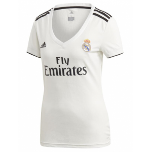 Womens 18-19 Real Madrid Home Soccer Jersey Shirt