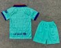 Children Barcelona Third Away Soccer Suits 2020/21 Shirt and Shorts