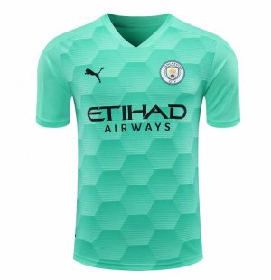 Manchester City Goalkeeper Green Soccer Jersey 2020/21