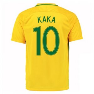 Brazil Home Soccer Jersey 2016/17 Kaka 10