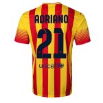 13-14 Barcelona #21 ADRIANO Away Soccer Jersey Shirt