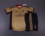 Kids 13-14 AC Milan 3rd Jersey Kit(Shorts+Shirt)
