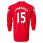 13-14 Liverpool #15 STURRIDGE Home Long Sleeve Jersey Shirt