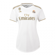 Women 19-20 Real Madrid Home WhiteJerseys Shirt