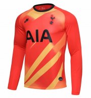 Long Sleeve Tottenham Hotspur Gaolkeeper Orange Soccer Jerseys 2020/21