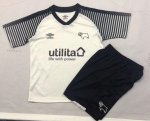 Children Derby County Home Soccer Suits 2019/20 Shirt and Shorts
