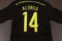 14-15 SPAIN ALONSO #14 AWAY SOCCER JERSEY