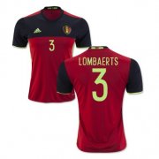 Belgium Home Soccer Jersey 2016 Lombaerts 3