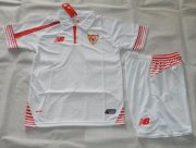 Kids Sevilla Home Soccer Kits 2015-16(Shirt+Shorts)