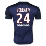 Paris Saint-Germain(PSG) VERRATTI #24 Home Soccer Jersey 2015-16