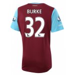 West Ham Home Soccer Jersey 2015-16 BURKE #32