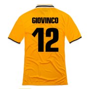 13-14 Juventus #12 Giovinco Away Yellow Jersey Shirt