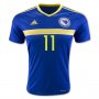 Bosnia and Herzegovina Home Soccer Jersey 2016 DZEKO #11