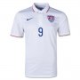 2014 USA #9 JOHANNSSON Home White Soccer Jersey Shirt