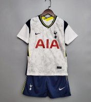 Children Tottenham Hotspur Home Soccer Suits 2020/21