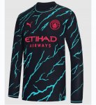 Manchester City Long Sleeve Third Soccer Jerseys 2023/24