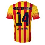 13-14 Barcelona #14 MASCHERANO Away Soccer Jersey Shirt