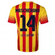 13-14 Barcelona #14 MASCHERANO Away Soccer Jersey Shirt