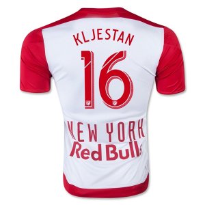 New York Red Bulls Soccer Jersey 2015-16 Home #16 Kljestan