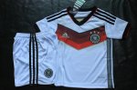 Kids 2014 World Cup Germany Home Whole Kit(Shirt+Shorts)