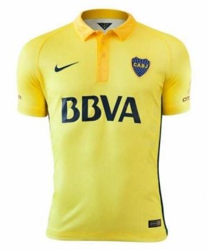Boca Juniors Away Soccer Jersey Yellow 2015 [1504011448]