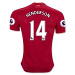 Liverpool Home Soccer Jersey 2016-17 HENDERSON 14