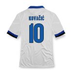 13-14 Inter Milan #10 Kovacic Away White Soccer Jersey Shirt