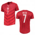 Czech Republic Home Soccer Jersey 2016 Necid 7