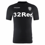 Leeds United Away Soccer Jersey 2017/18 Black