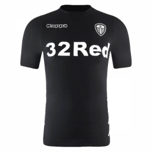 Leeds United Away Soccer Jersey 2017/18 Black