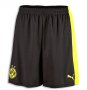 13-14 Borussia Dortmund Away Black Jersey Kit(Shirt+Shorts)