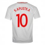 Poland Home Soccer Jersey 2016 Kapustka 10