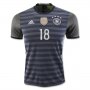 Germany Away Soccer Jersey 2016 KROOS #18